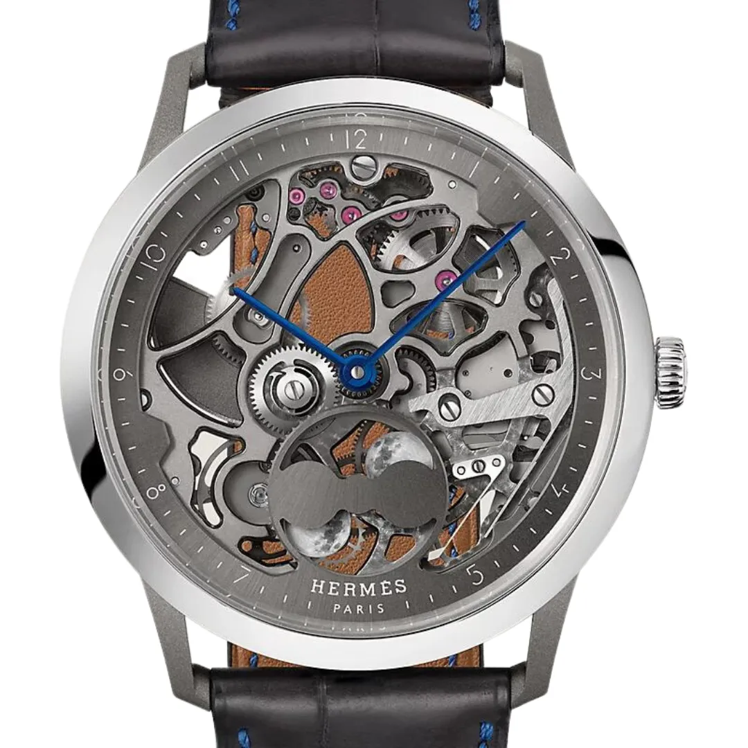 SLIM D - HERMES ULTRA-THIN SKELETON LARGE WATCH