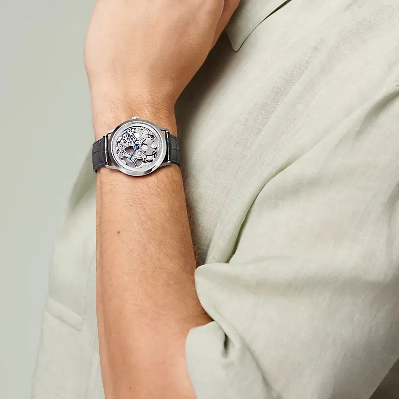 SLIM D - HERMES ULTRA-THIN SKELETON LARGE WATCH