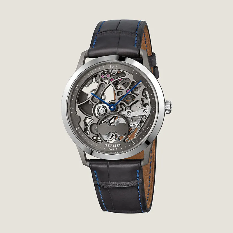 SLIM D - HERMES ULTRA-THIN SKELETON LARGE WATCH