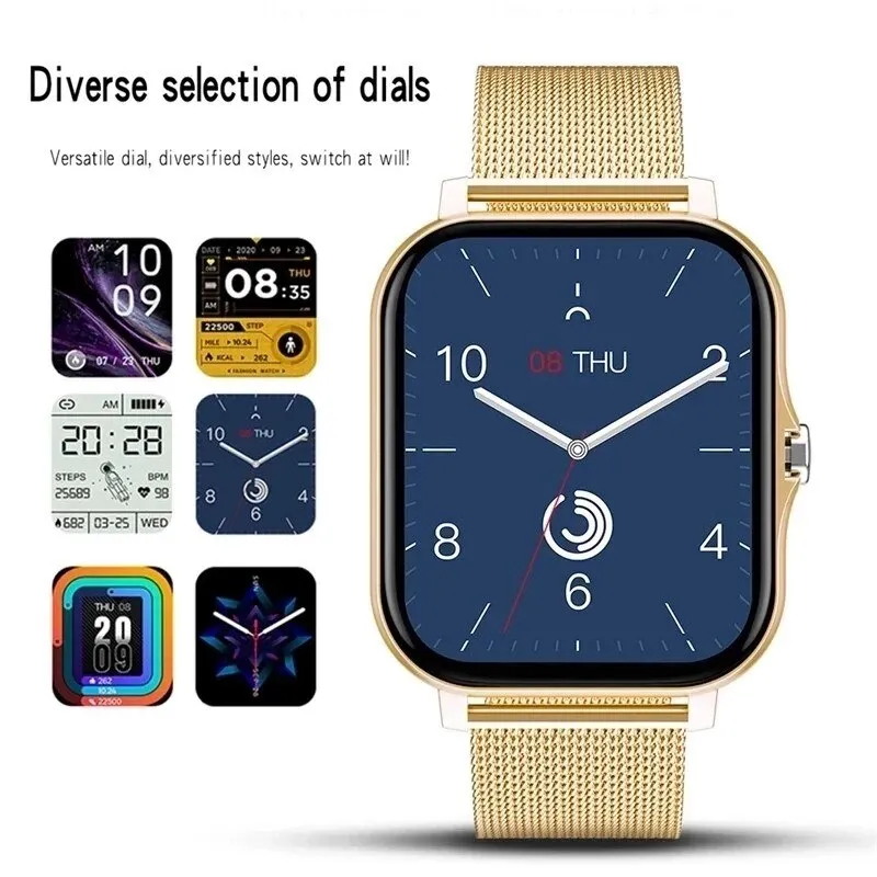 Smart Watch Heart Rate Blood Pressure Fitness Tracker Men Women Smart Wristband Waterproof Sport For Lenovo K13 Pro Android IOS