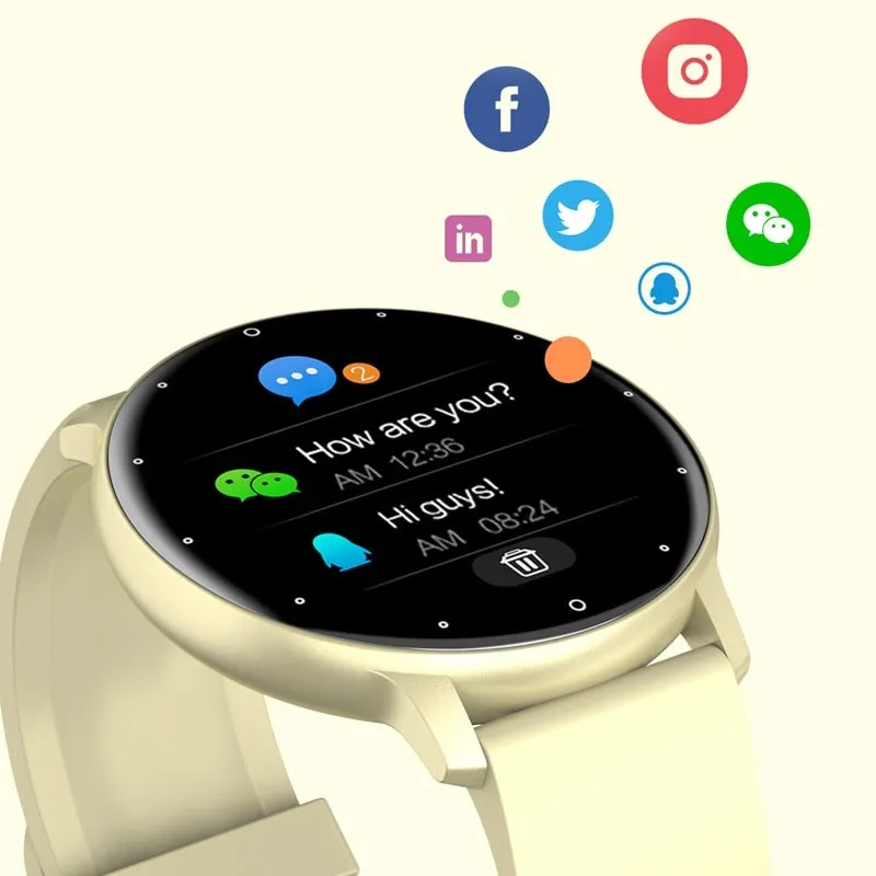 Smart Watch Men Women Full Touch Screen Sport Fitness Watch