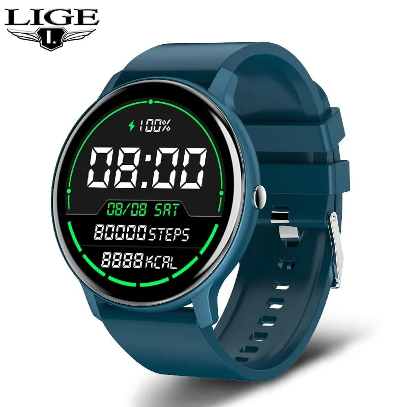 Smart Watch Men Women Full Touch Screen Sport Fitness Watch