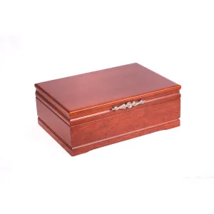 SOPHISTICATION - Jewelry Chest with Lift-Out tray (Heritage Cherry)
