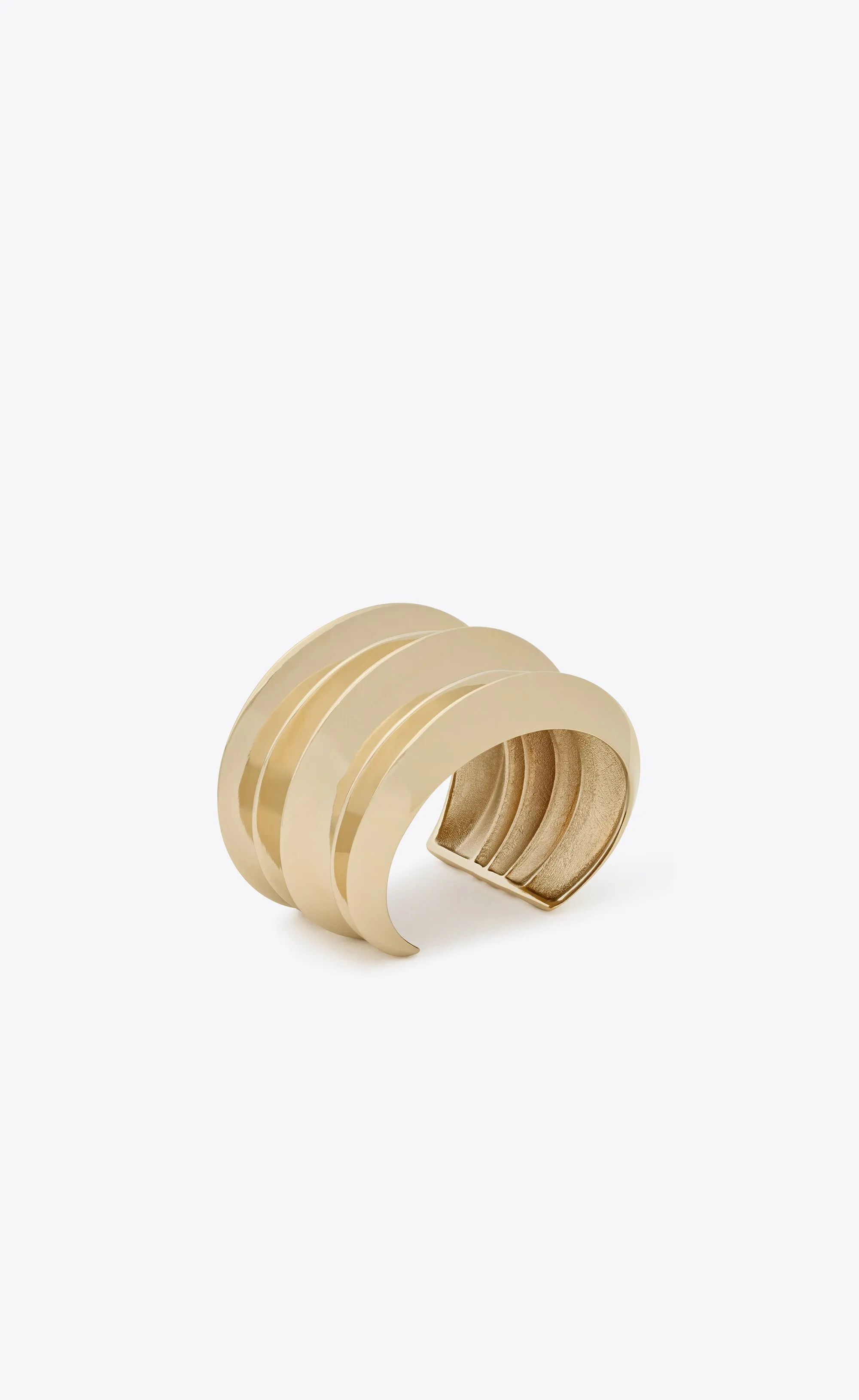 Stacked Cuff In Metal