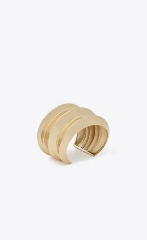 Stacked Cuff In Metal