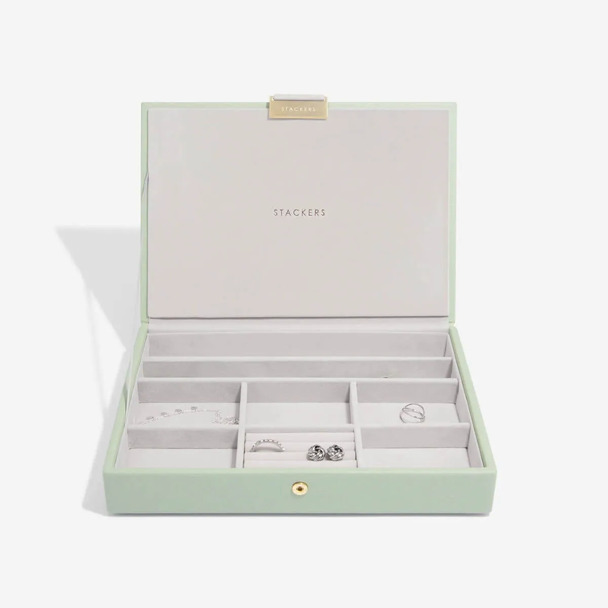 Stackers Classic Jewellery Box (Set) - Sage Green