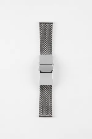 Staib 2785 Premium Milanaise 316L Stainless Steel Mesh Watch Bracelet - POLISHED SILVER