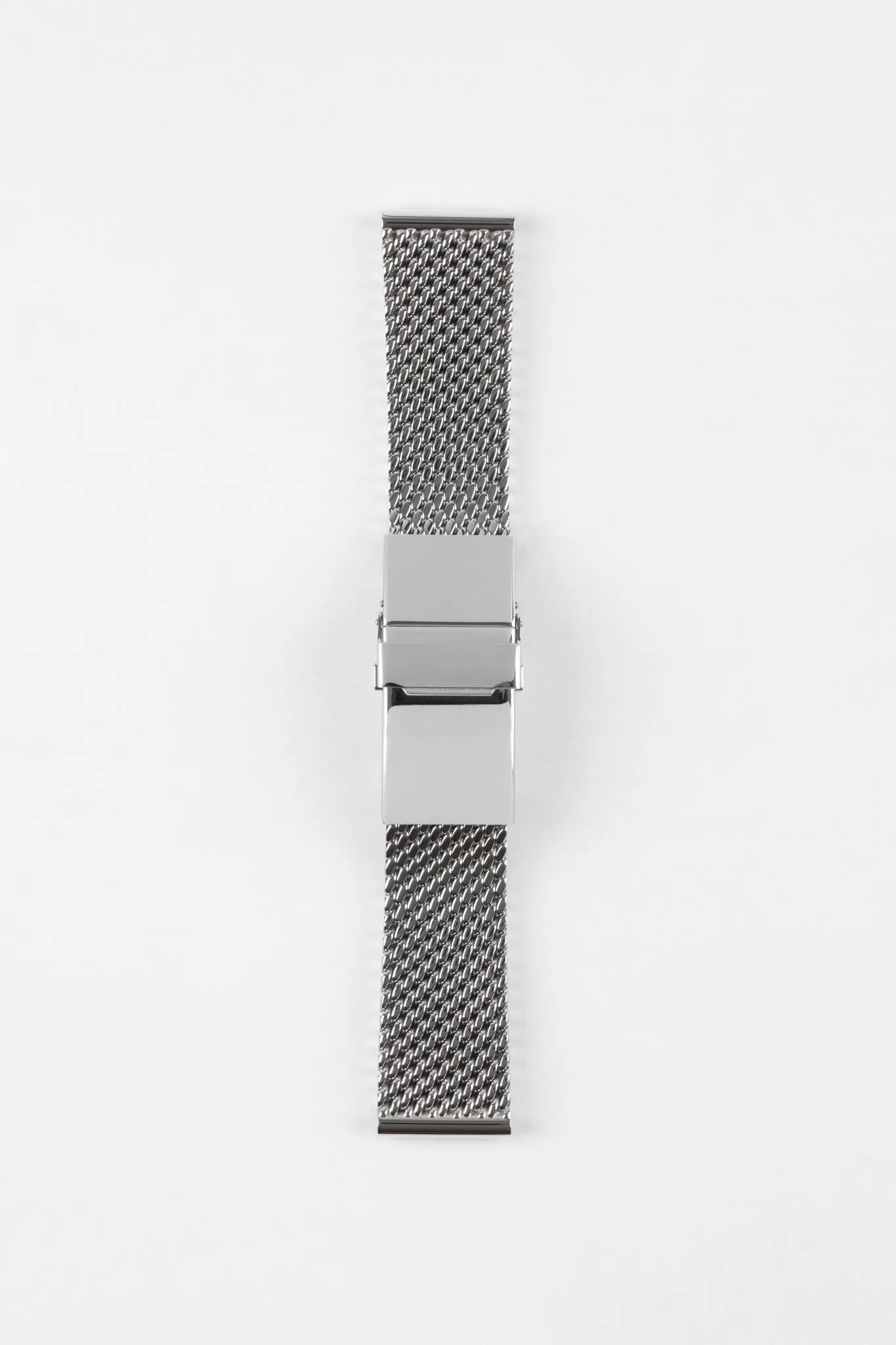 Staib 2785 Premium Milanaise 316L Stainless Steel Mesh Watch Bracelet - POLISHED SILVER