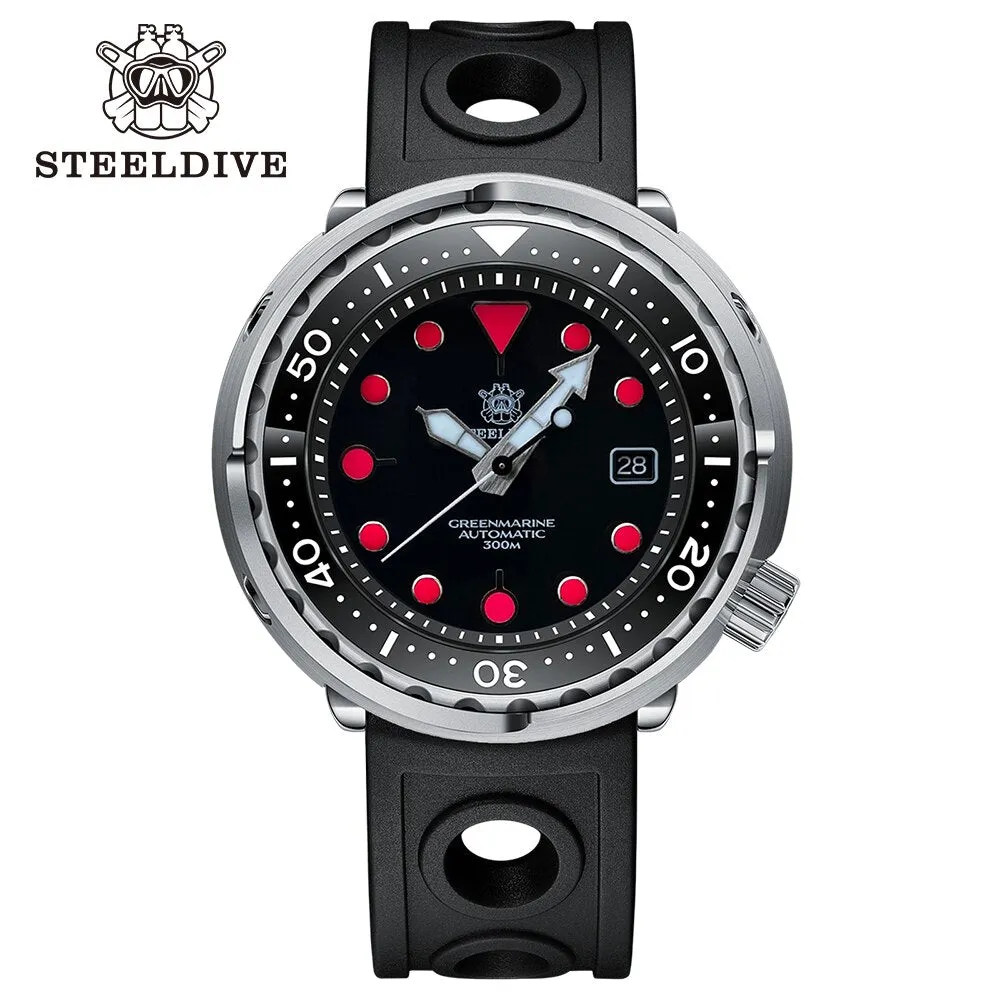 Steeldive Colorful SD1975T Tuna Dive Watch