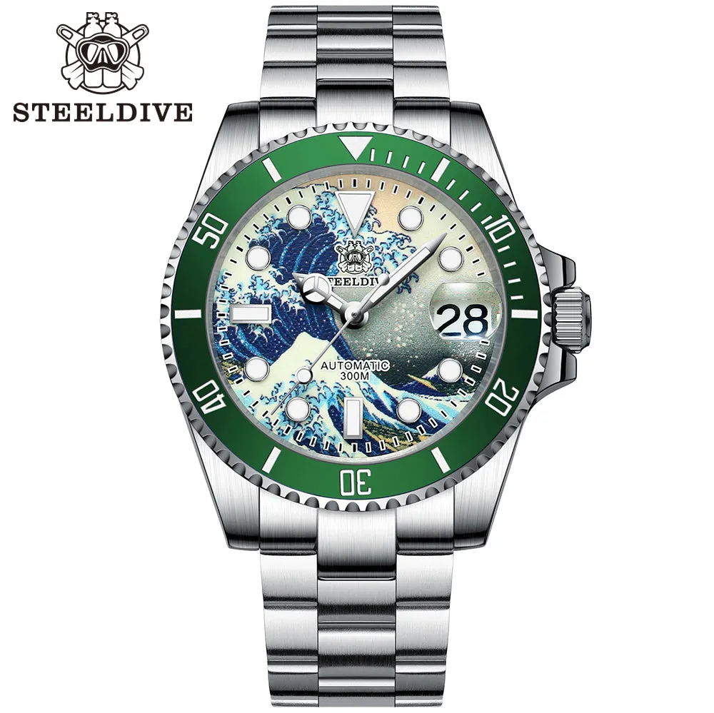 Steeldive SD1953 Great Wave Sub Diver Watch