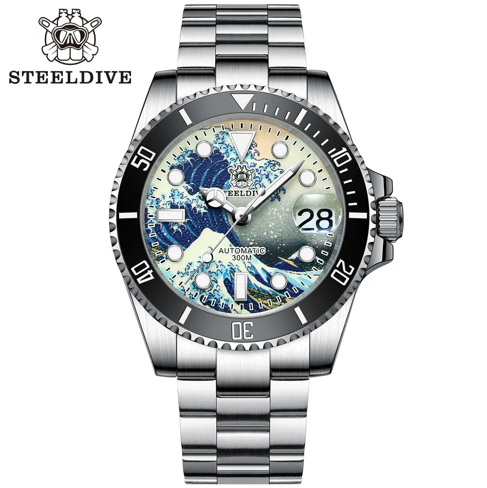 Steeldive SD1953 Great Wave Sub Diver Watch