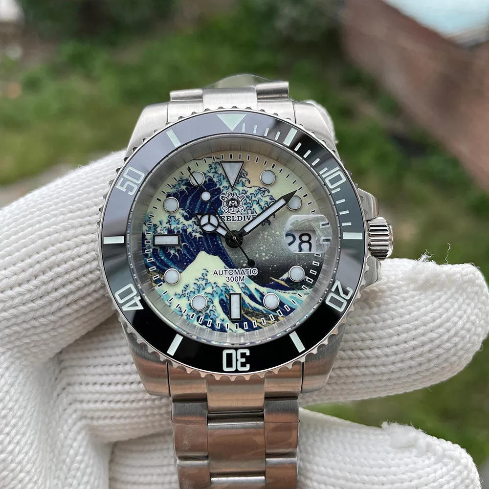 Steeldive SD1953 Great Wave Sub Diver Watch