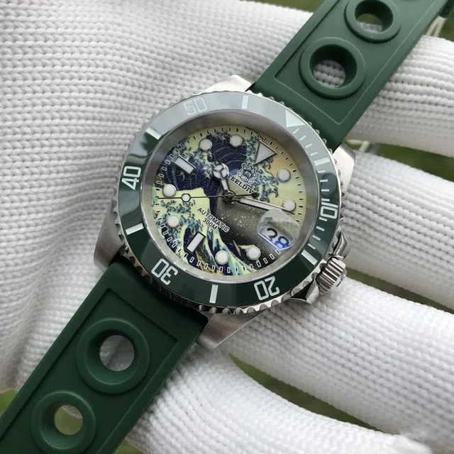 Steeldive SD1953 Great Wave Sub Diver Watch