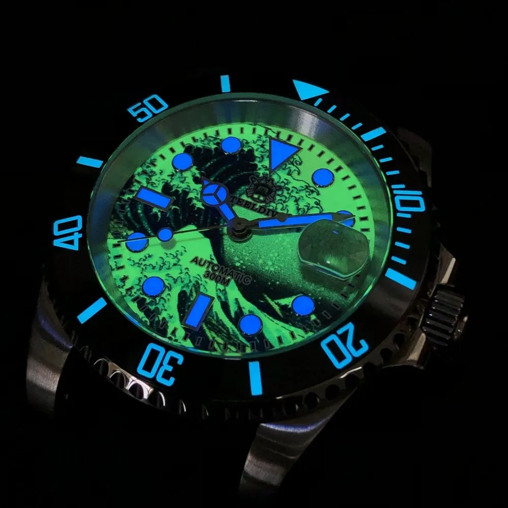 Steeldive SD1953 Great Wave Sub Diver Watch