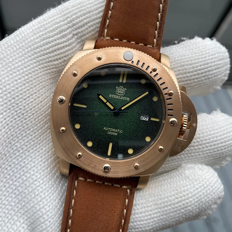 STEELDIVE SD1956PS 47mm Bronze Watch