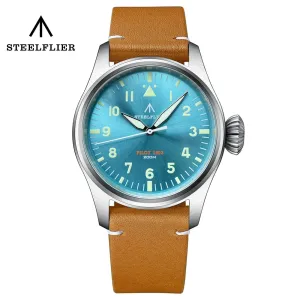 Steelflier 39mm VH31 Quartz Pilot Watch SF740