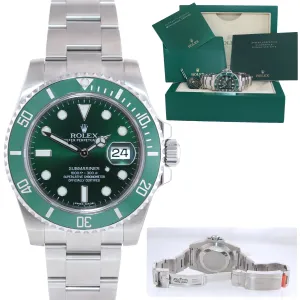 STICKERS Rolex submariner Hulk 116610LV 40mm Green Dial Ceramic Watch Box