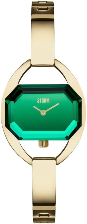 Storm Tulisa Gold Lazer Green Watch