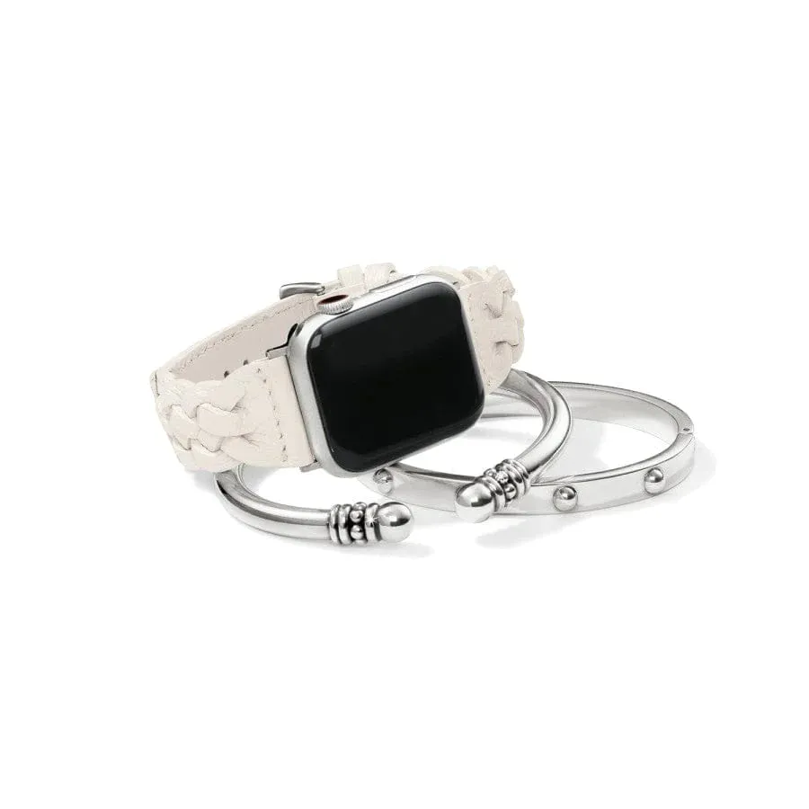 Sutton Braided Leather Watch Band - W2042M