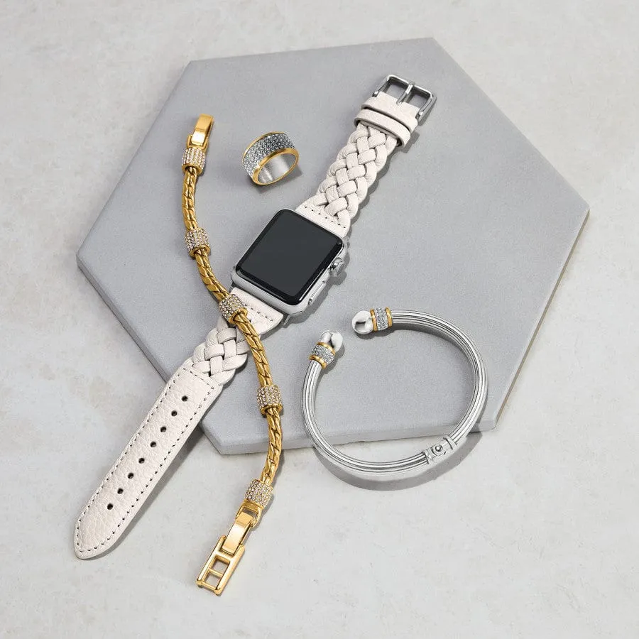 Sutton Braided Leather Watch Band - W2042M