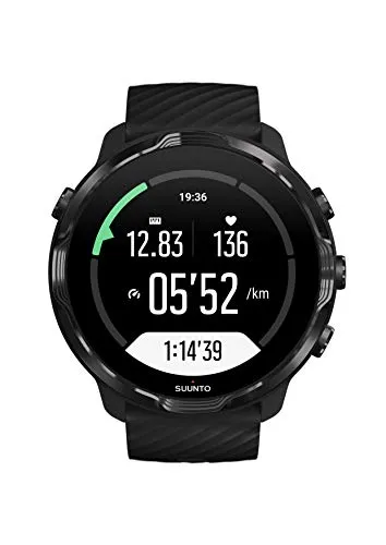 SUUNTO 7 Black, GPS Versatile Sports Watch with Google Wear OS, 24x7 Activity and Sleep Tracking