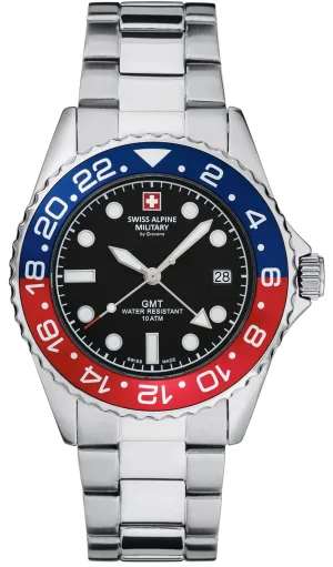 Swiss Alpine Military Master Diver GMT Watch