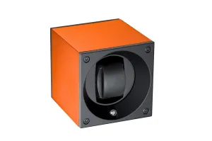 Swiss Kubik Masterbox Single Aluminum Watch Winder - Orange