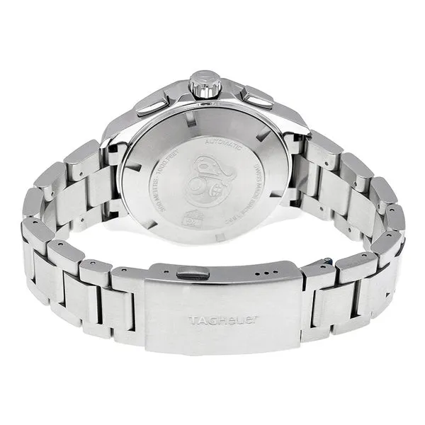 Tag Heuer Aquaracer Calibre 16 Silver Stainless Steel Black Dial Automatic Watch for Gents - CAY2110BA0927