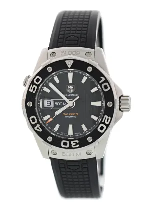Tag Heuer Aquaracer WAJ2110 Diver 500 Mens Watch Box Papers
