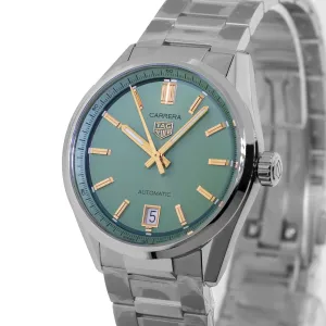 TAG Heuer Carrera 36mm Stainless Steel with Green Index Dial WBN2312.BA0001
