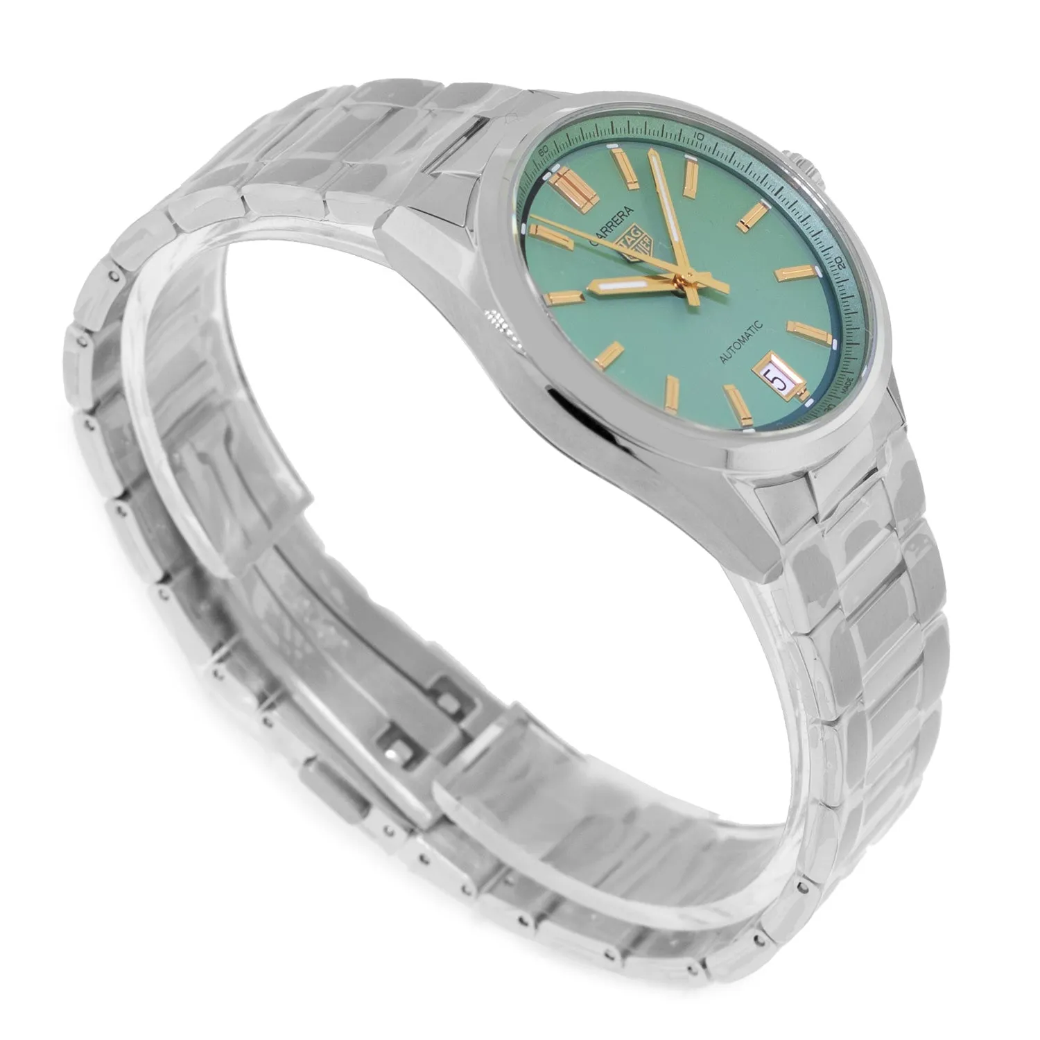 TAG Heuer Carrera 36mm Stainless Steel with Green Index Dial WBN2312.BA0001