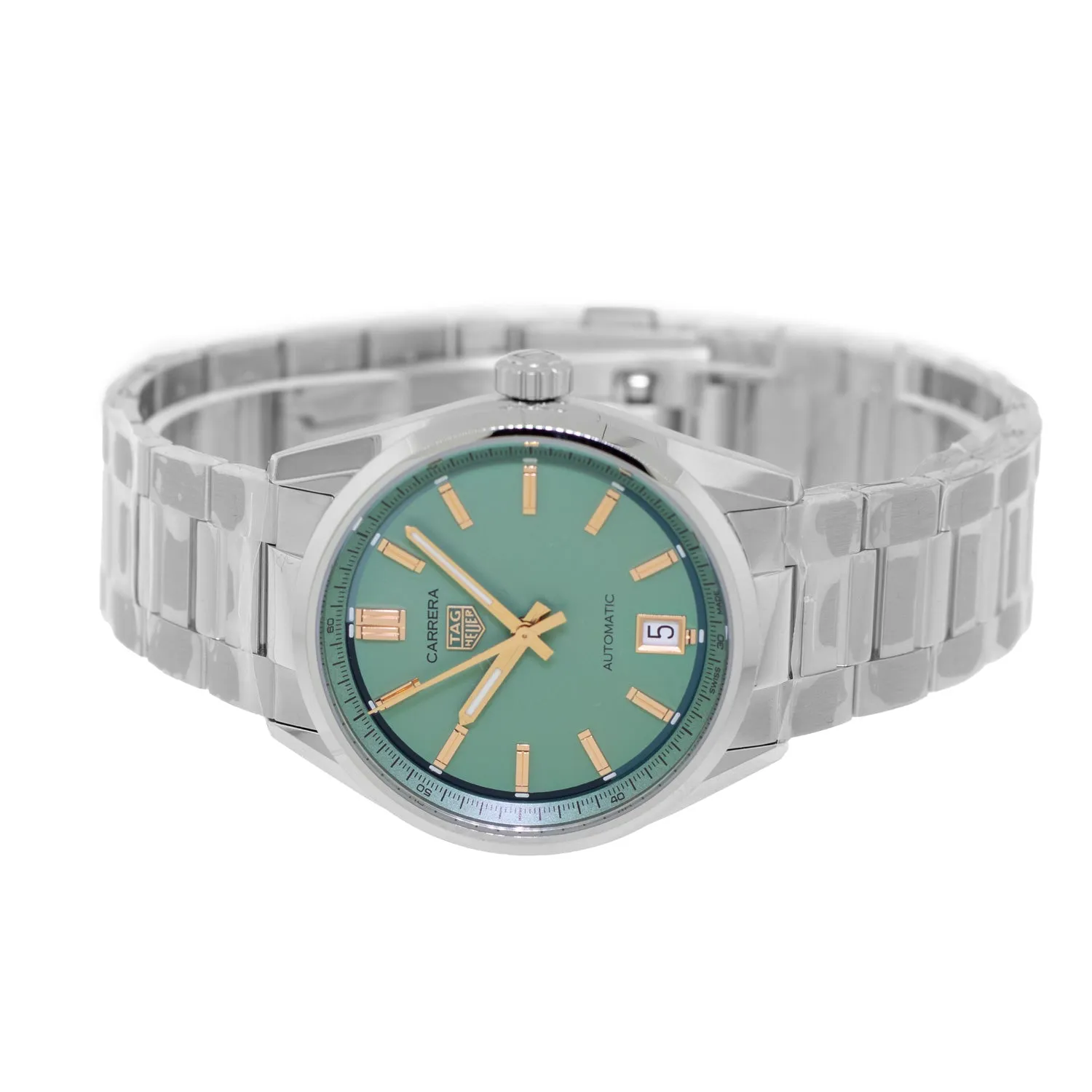TAG Heuer Carrera 36mm Stainless Steel with Green Index Dial WBN2312.BA0001