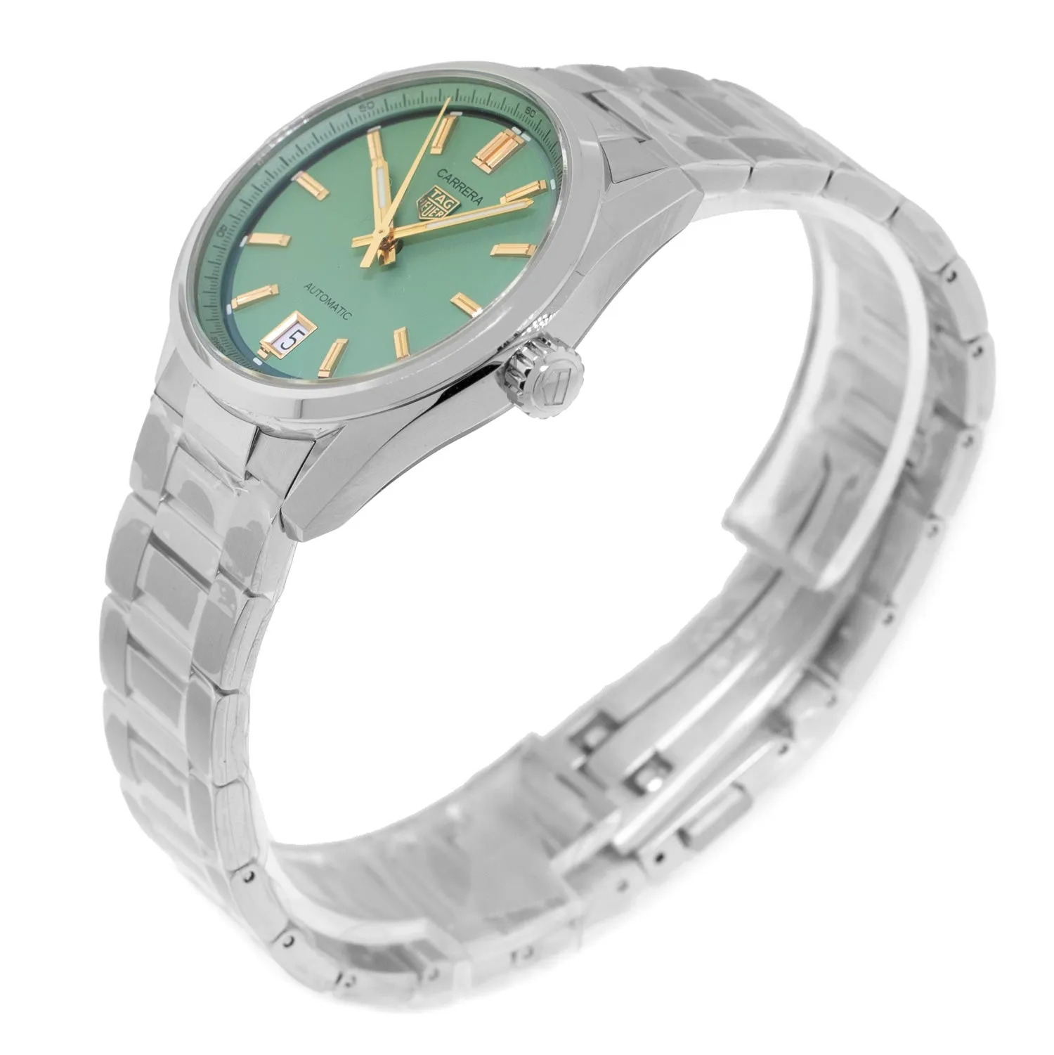 TAG Heuer Carrera 36mm Stainless Steel with Green Index Dial WBN2312.BA0001