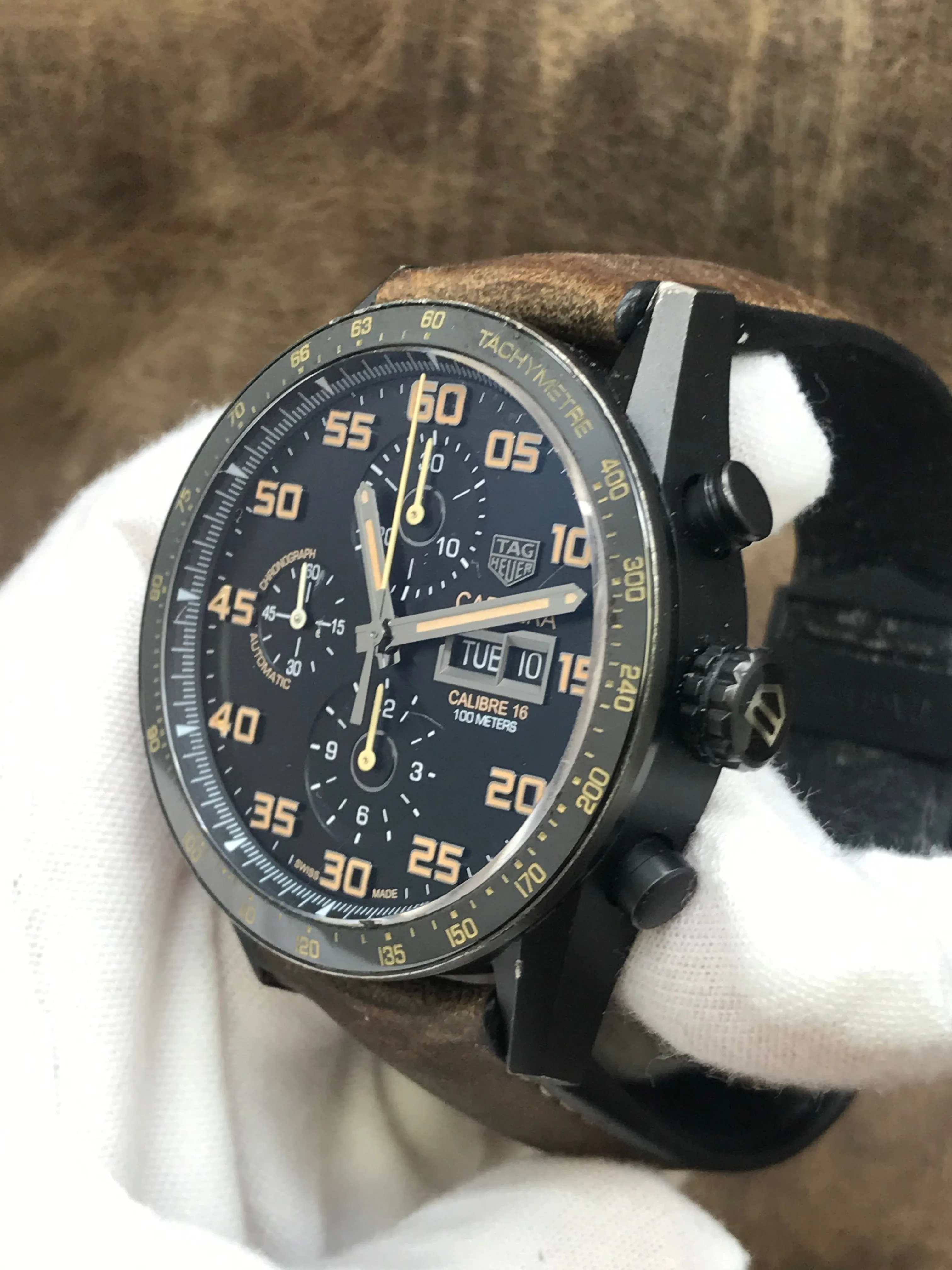 TAG Heuer Carrera CV2A84 Black Dial Automatic Men's Watch