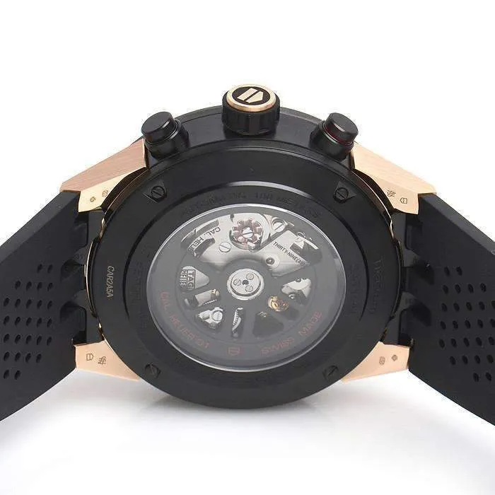 TAG HEUER CARRERA ROSE GOLD CHRONOGRAPH MEN WATCH CAR2A5A.FT6044