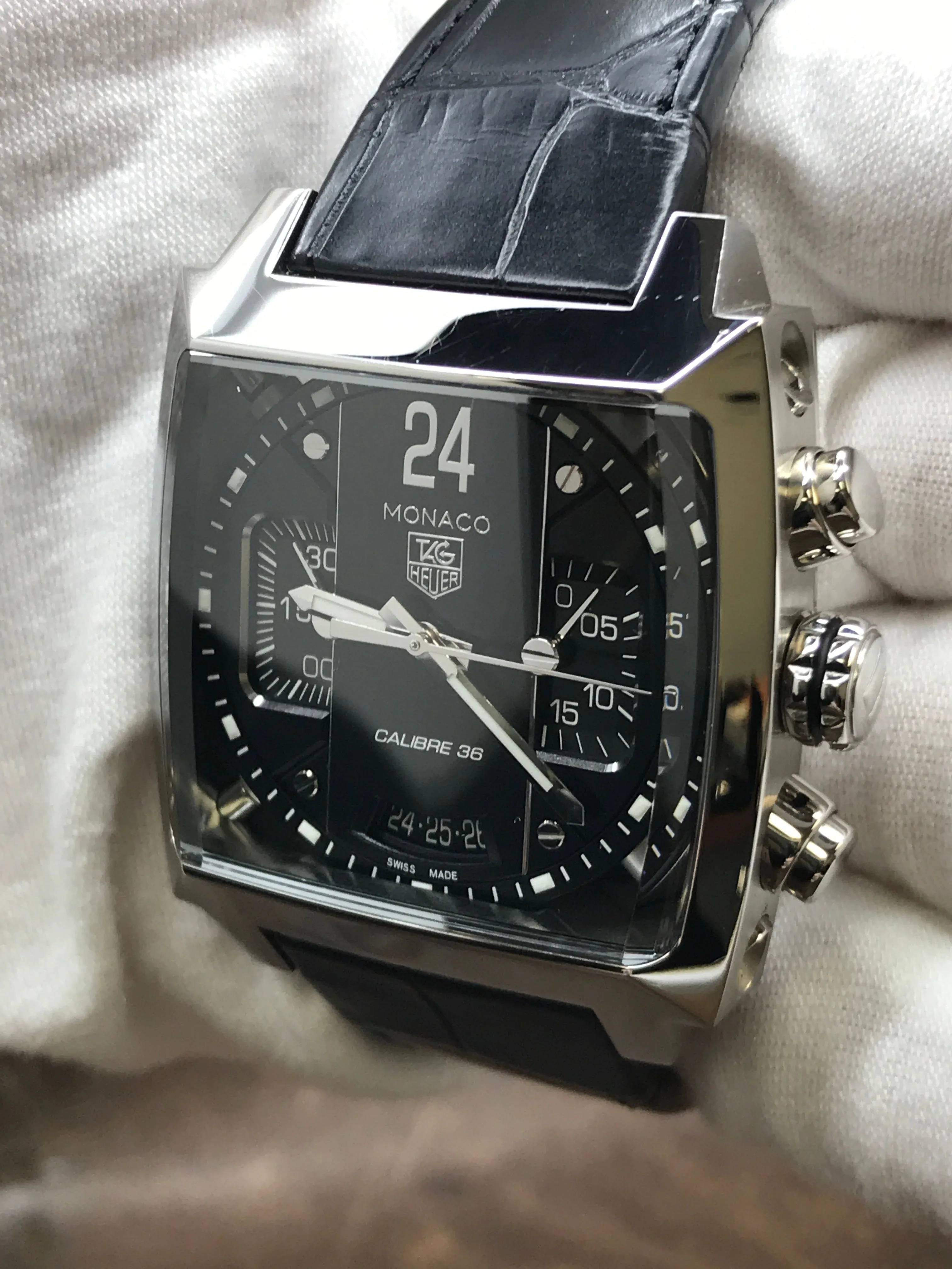 TAG Heuer Monaco CAL5113.FC6329 Black Dial Automatic Men's Watch
