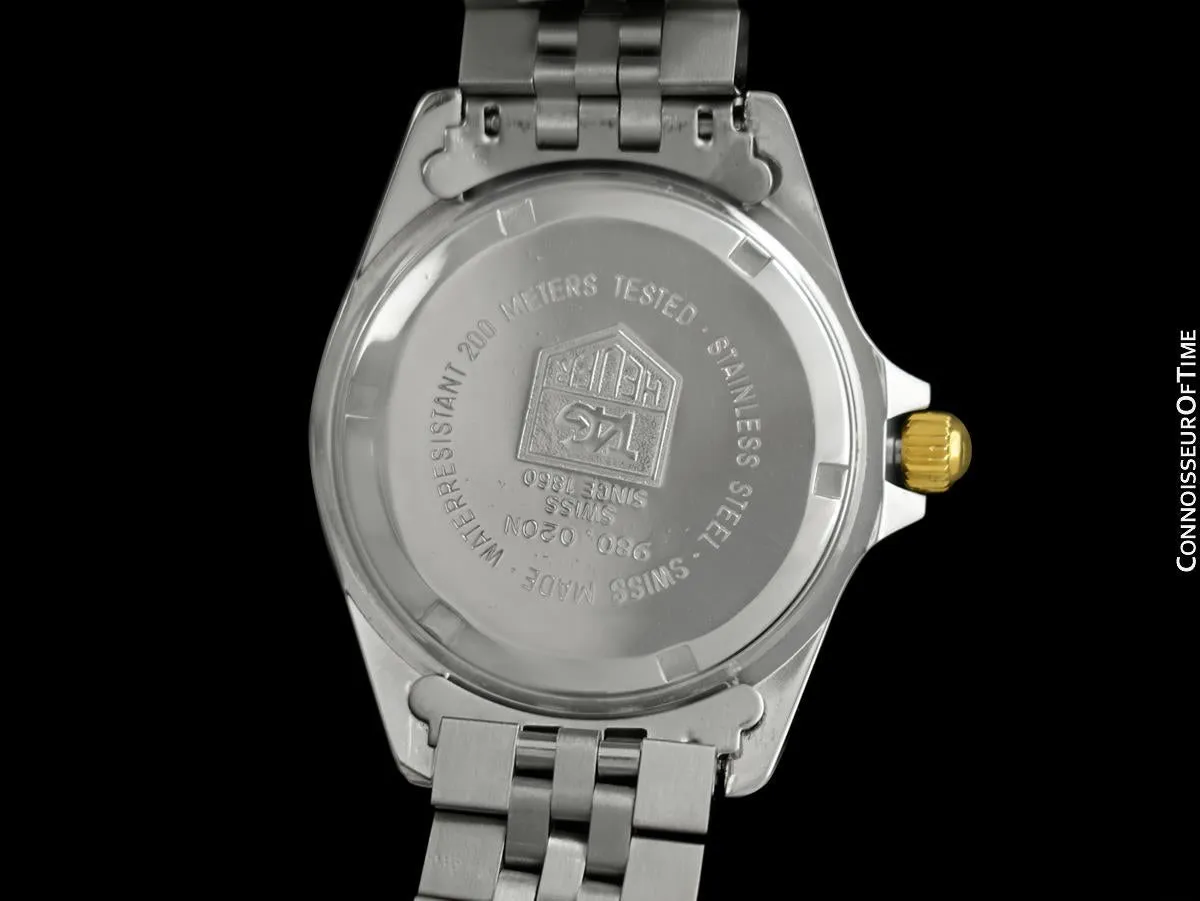 TAG Heuer Professional 1000 Mens Submariner Divers Watch - Stainless Steel & 18K Gold Plated - 980.020N