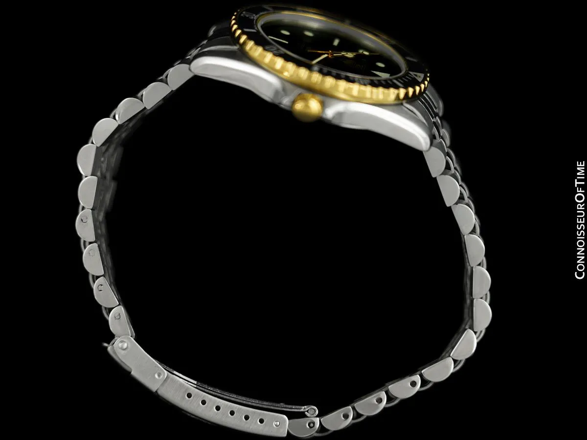 TAG Heuer Professional 1000 Mens Submariner Divers Watch - Stainless Steel & 18K Gold Plated - 980.020N