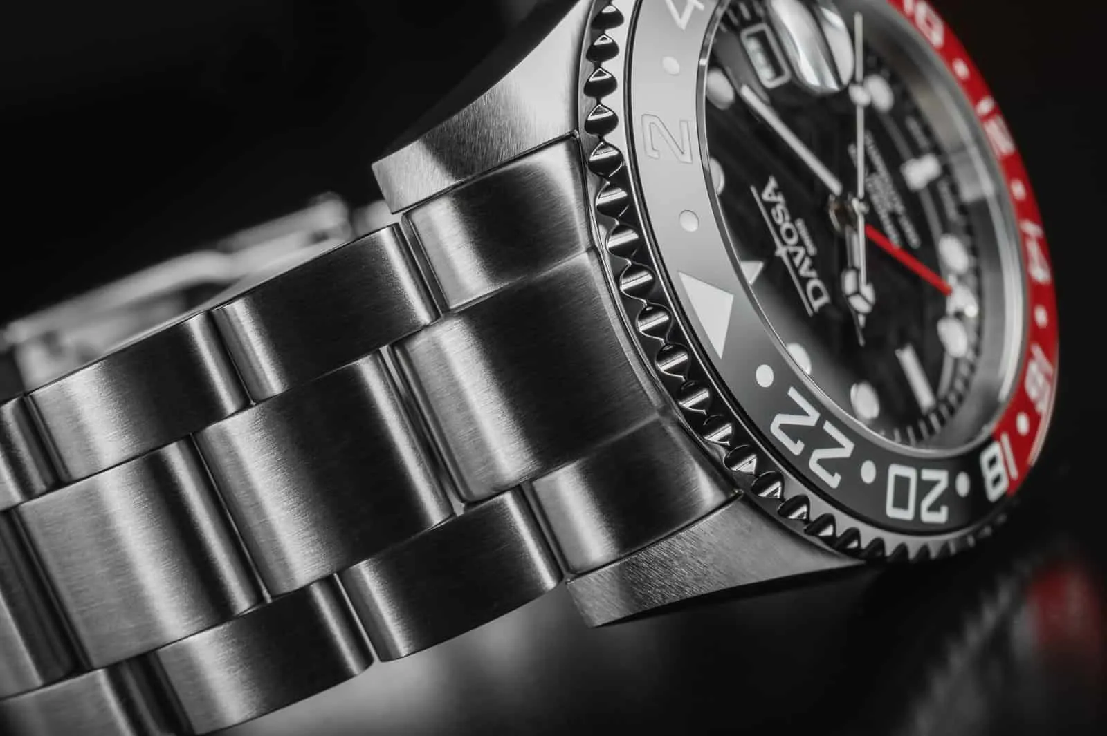 Ternos Ceramic Automatic GMT Black Red Diving Watch 16159090