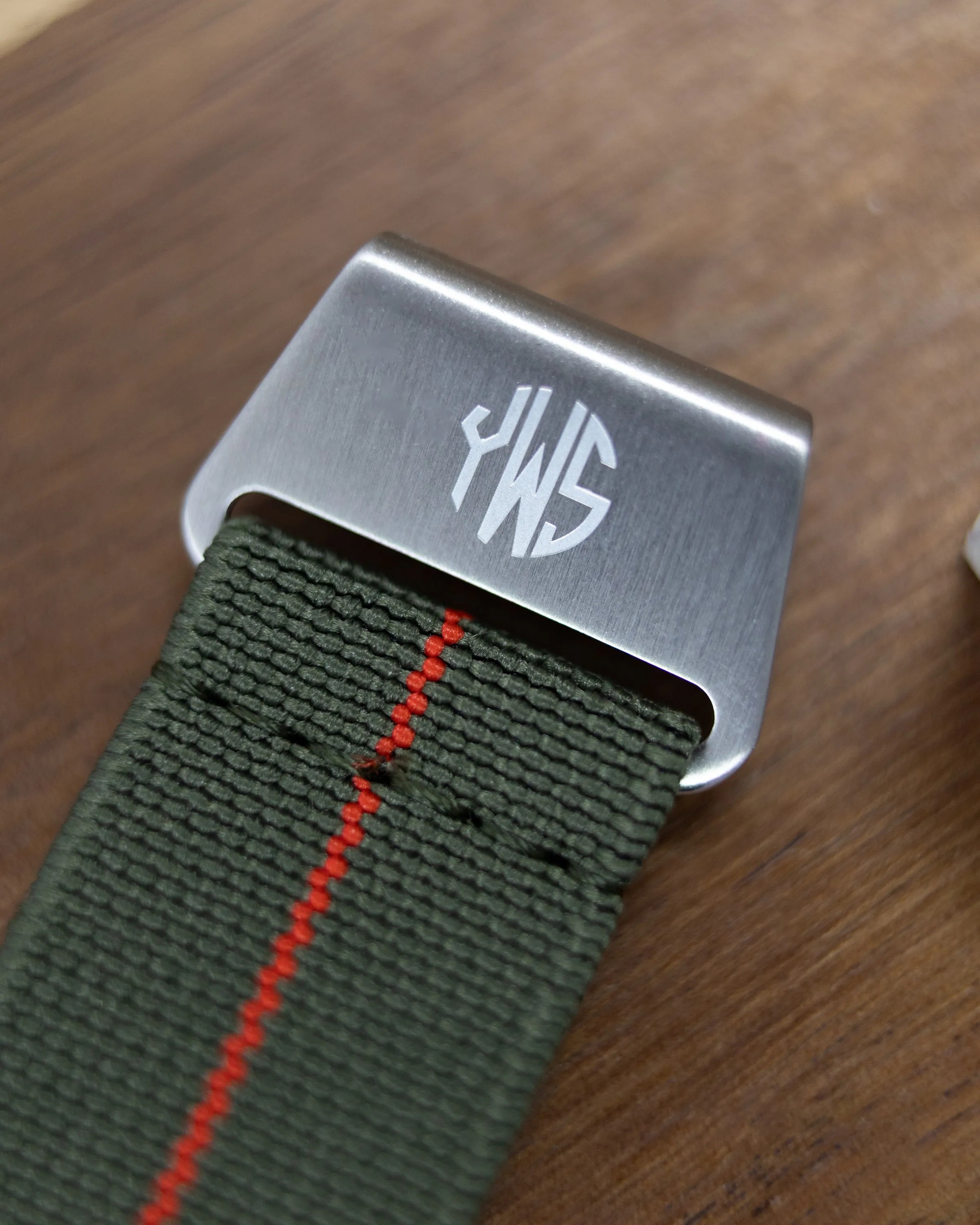 The Trooper Fixed Lugs Elastic Strap - Green Yellow