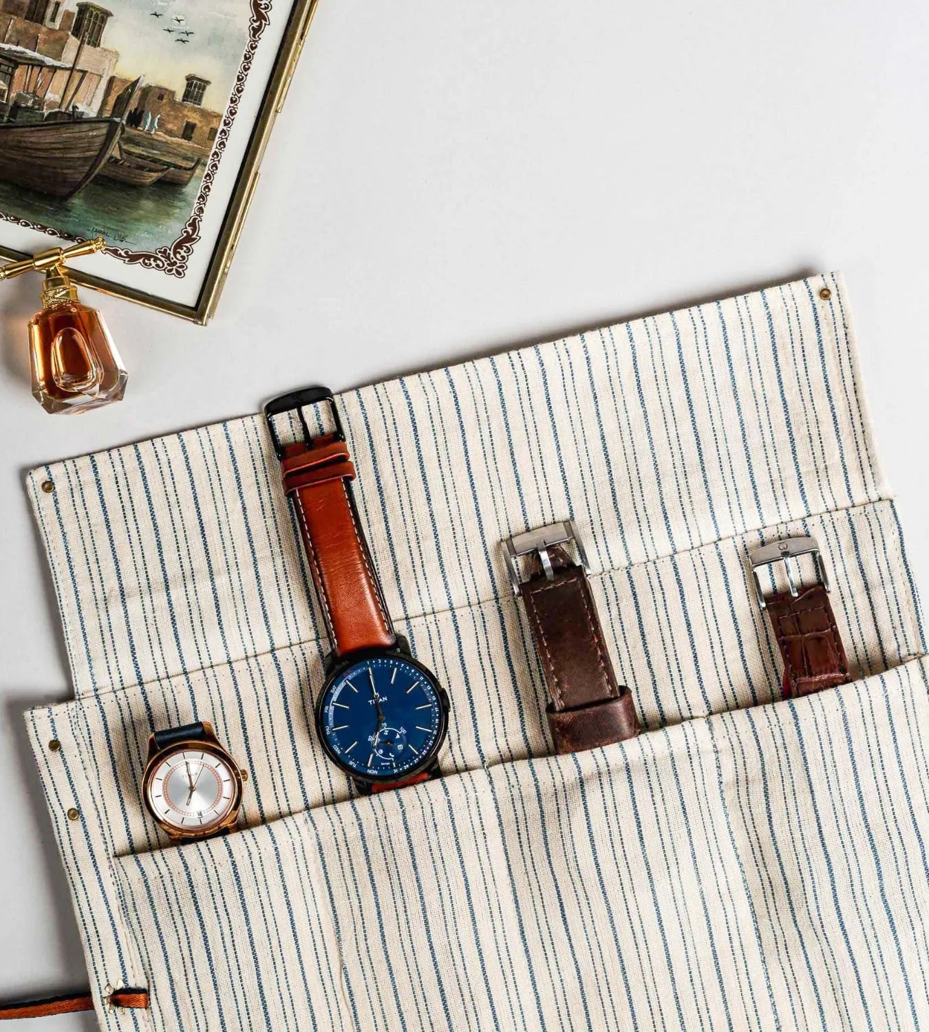 The Watch Organiser - Roll over for Travel and Storage.