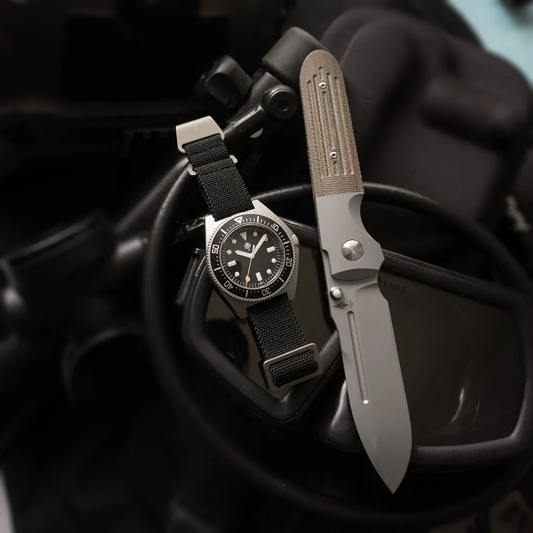 Ti-MNPara Strap 20mm - Black