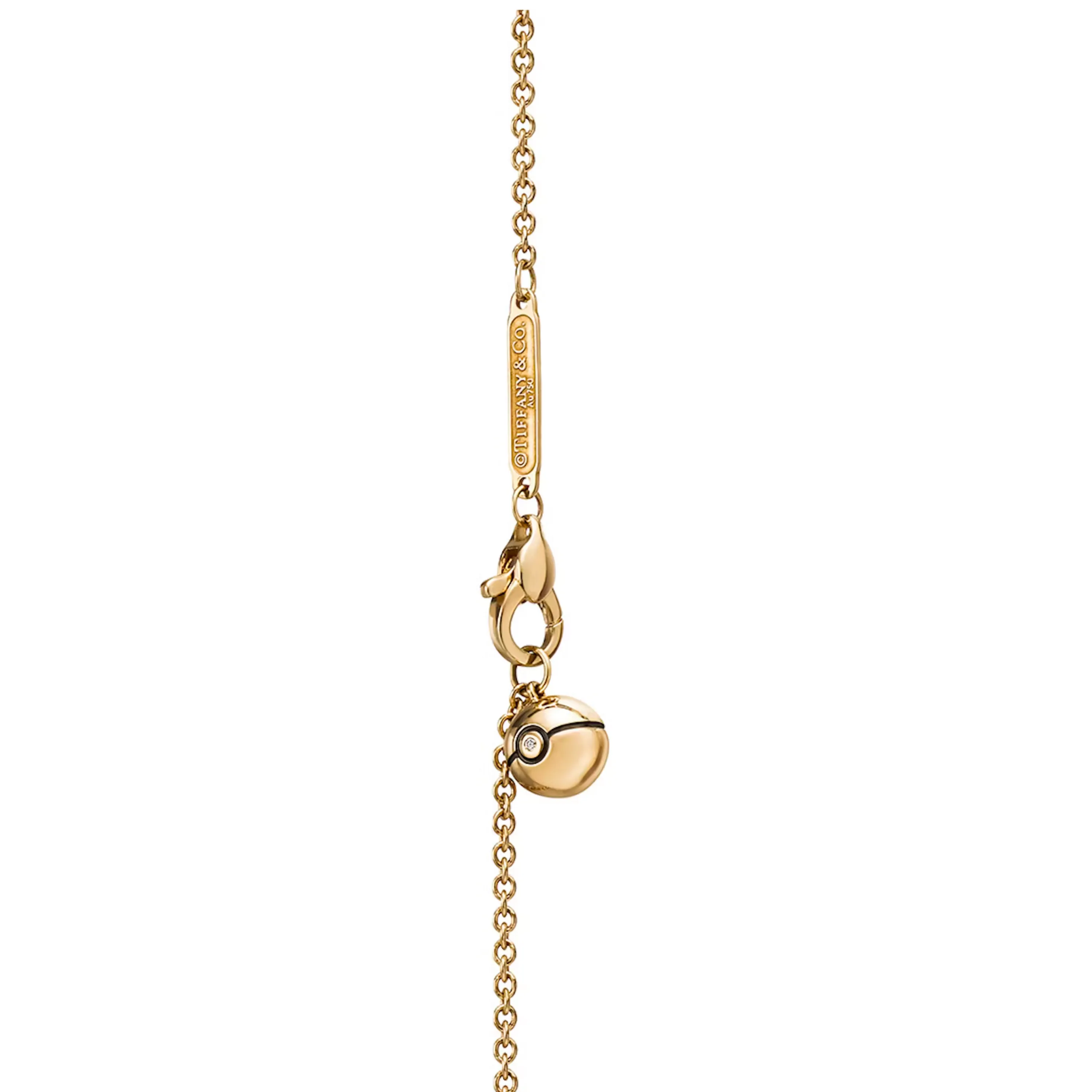 Tiffany & Arsham Studio & Pokémon Small Pikachu Pendant in 18k Yellow Gold with Diamonds