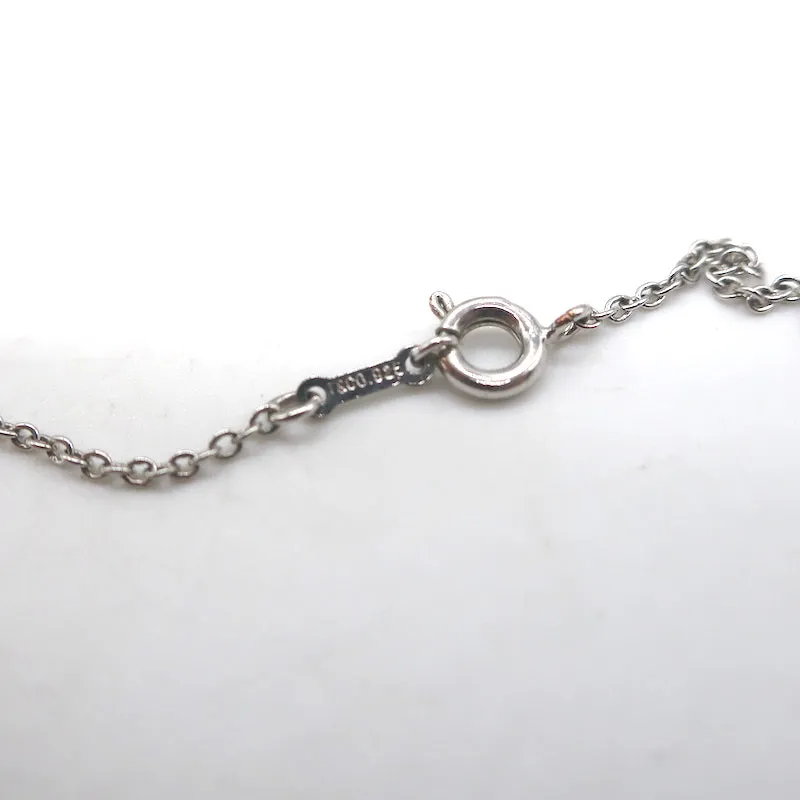 Tiffany & Co. Elsa Peretti Atlas Cube Pendant Necklace Sterling Silver