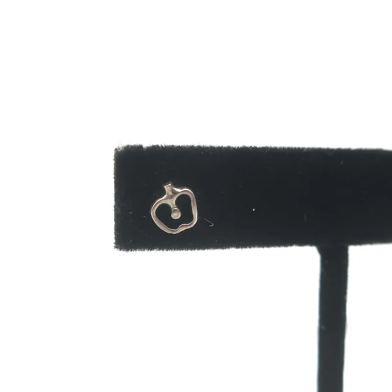 Tiffany & Co. Elsa Peretti Mini Apple Stud Earrings Sterling Silver