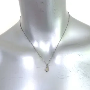 Tiffany & Co. Elsa Peretti Teardrop Pendant Necklace Sterling Silver