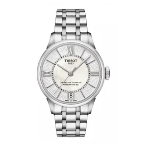 Tissot Chemin Des Tourelles Ladies Stainless Steel Mother of Pearl Dial Watch