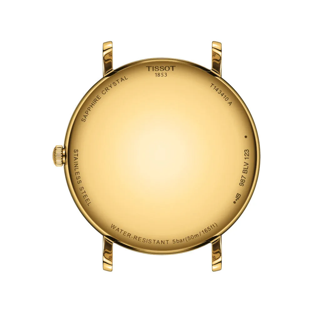 Tissot Everytime Mens (40mm) Gold Tone Green Dial Watch