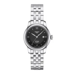 Tissot Le Locle Automatic Ladies Stainless Steel Black Dial Watch