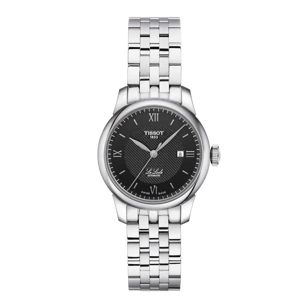 Tissot Le Locle Automatic Ladies Stainless Steel Black Dial Watch